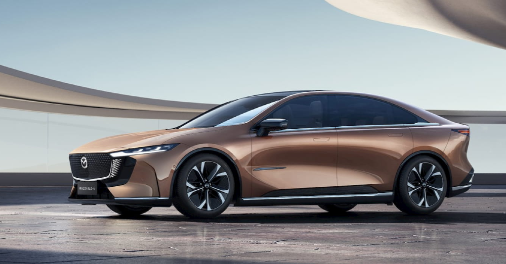Revolutionizing Roads: Mazda Unveils Sleek EV-6 Electric Sedan